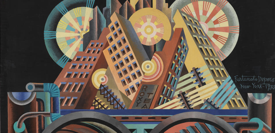 Futurism: Fortunato Depero, Skyscrapers and Tunnels