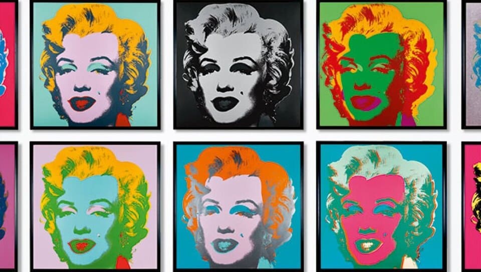 Popkonst: Andy Warhol, Marilyn Monroe