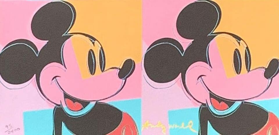 Popkonst: Andy Warhol, Musse Pigg